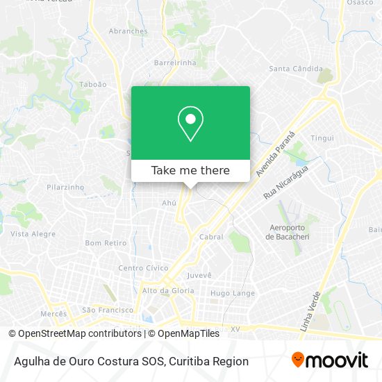 Agulha de Ouro Costura SOS map