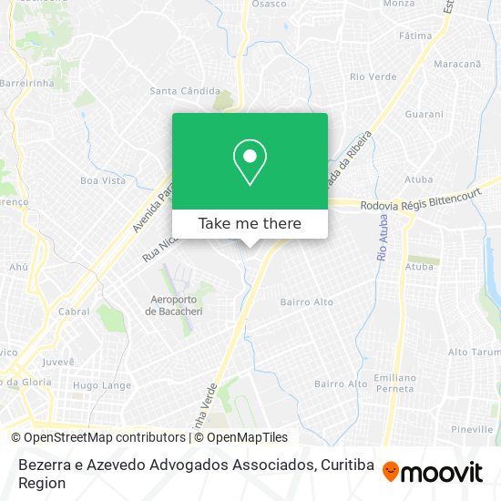 Bezerra e Azevedo Advogados Associados map