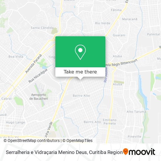 Serralheria e Vidraçaria Menino Deus map