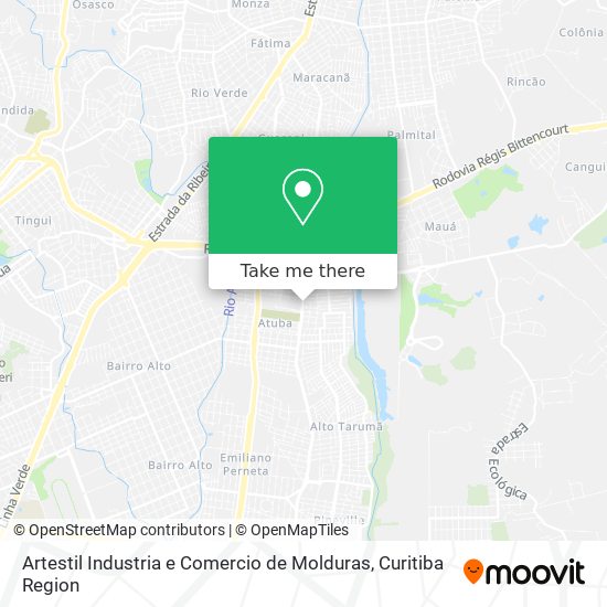 Artestil Industria e Comercio de Molduras map