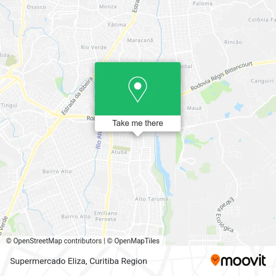 Supermercado Eliza map
