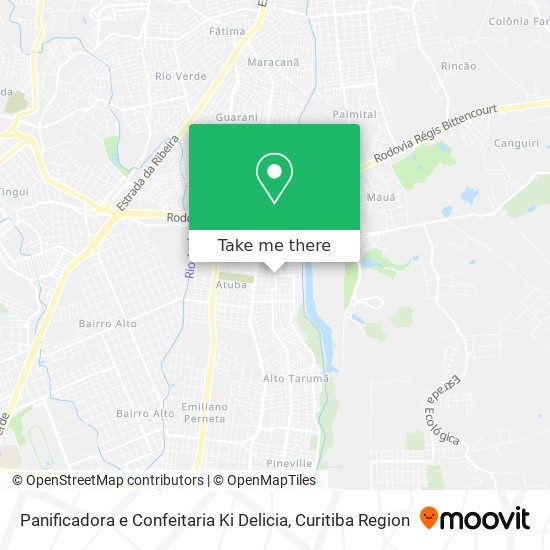 Panificadora e Confeitaria Ki Delicia map