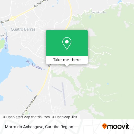 Mapa Morro do Anhangava