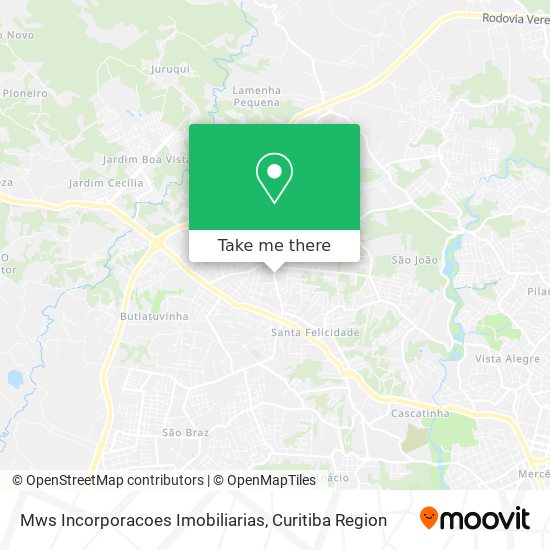 Mws Incorporacoes Imobiliarias map