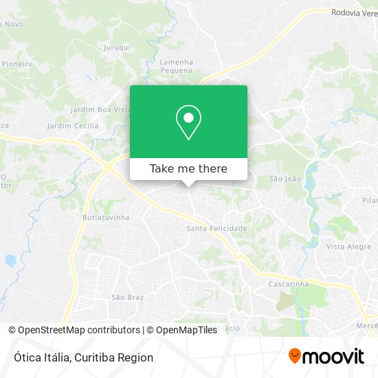 Ótica Itália map