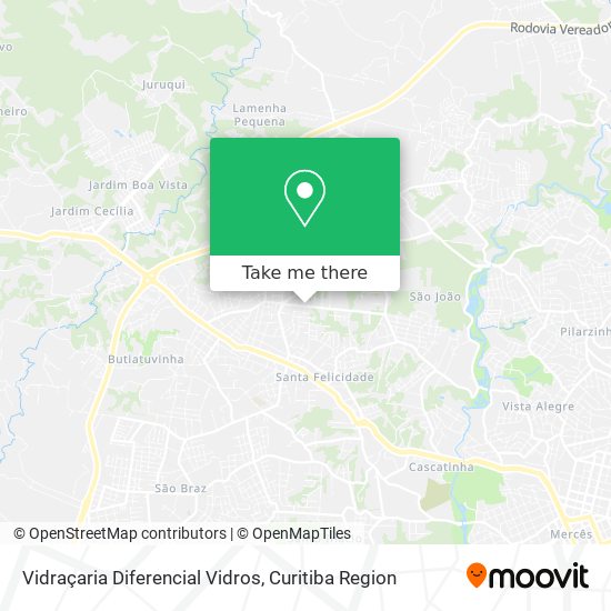 Vidraçaria Diferencial Vidros map