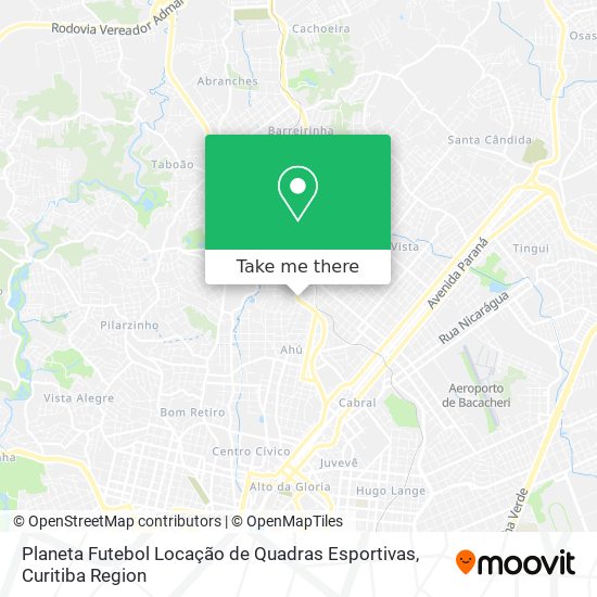 Planeta Futebol Locação de Quadras Esportivas map