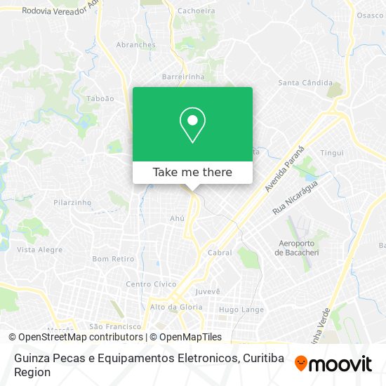 Guinza Pecas e Equipamentos Eletronicos map