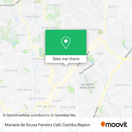 Mariane de Sousa Ferreira Calil map