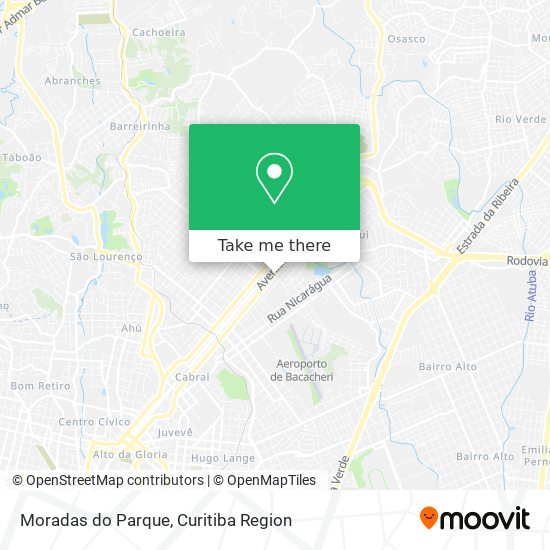 Mapa Moradas do Parque