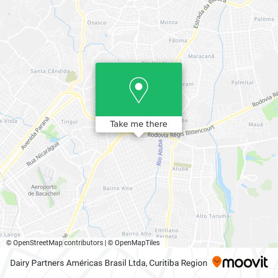Dairy Partners Américas Brasil Ltda map