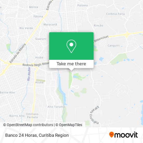 Banco 24 Horas map