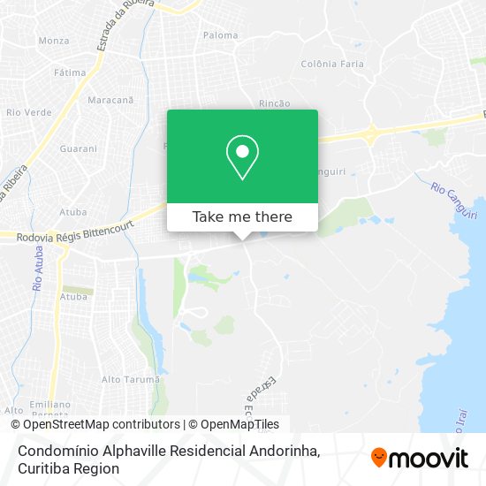 Condomínio Alphaville Residencial Andorinha map