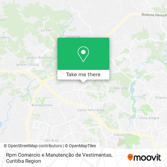 Rpm Comércio e Manutenção de Vestimentas map