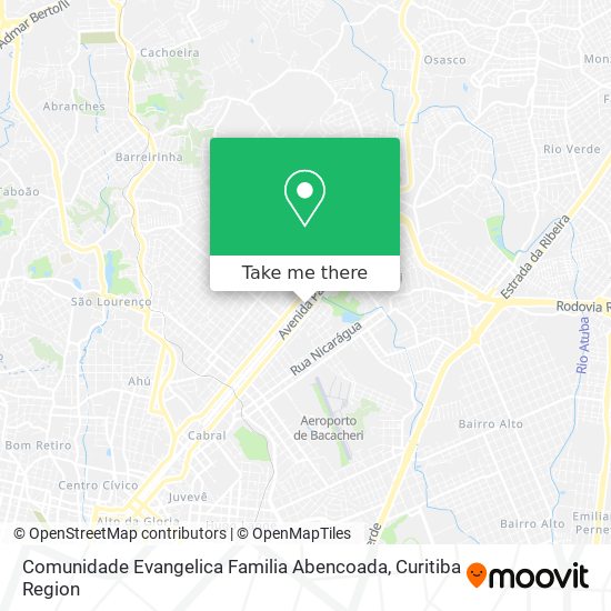 Comunidade Evangelica Familia Abencoada map