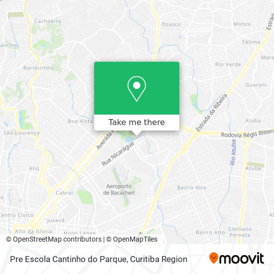 Pre Escola Cantinho do Parque map
