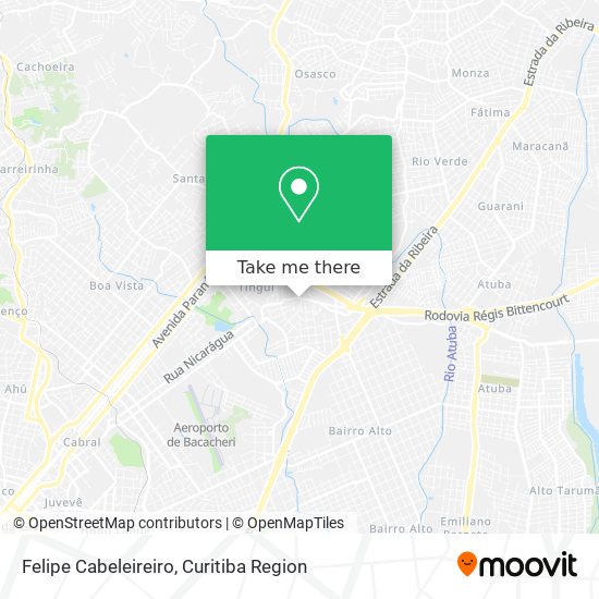 Felipe Cabeleireiro map