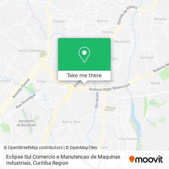 Eclipse Sul Comercio e Manutencao de Maquinas Industriais map