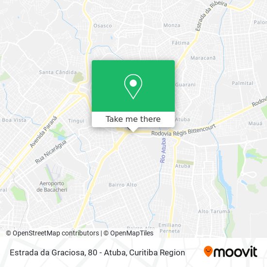 Estrada da Graciosa, 80 - Atuba map