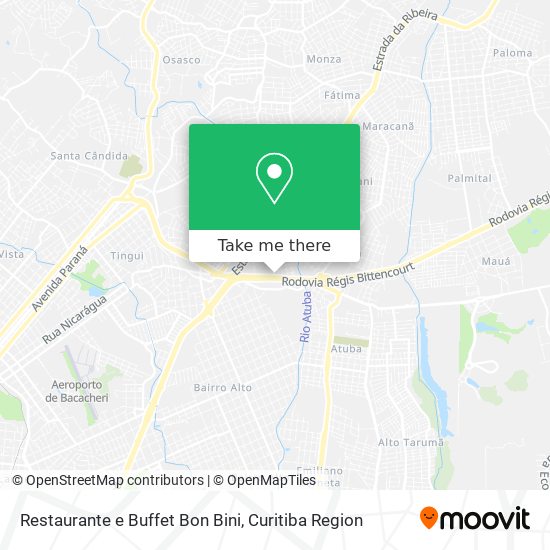 Restaurante e Buffet Bon Bini map