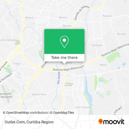 Outlet.Com map