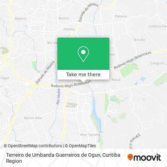 Terreiro de Umbanda Guerreiros de Ogun map