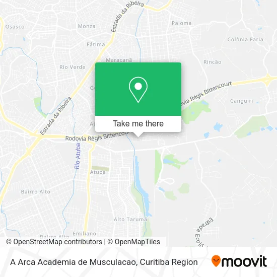 A Arca Academia de Musculacao map