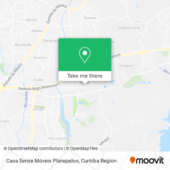Casa Sense Móveis Planejados map