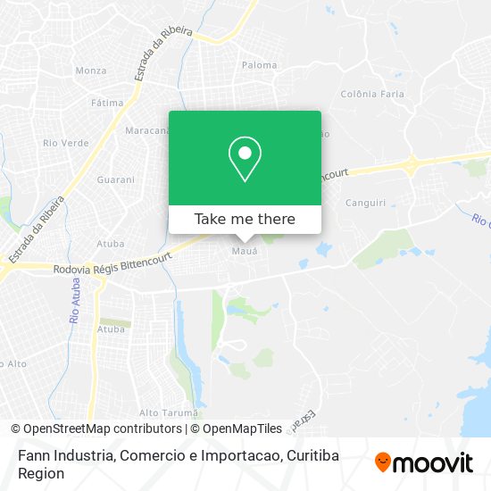 Fann Industria, Comercio e Importacao map