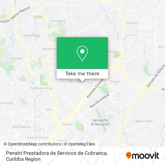Penatri Prestadora de Servicos de Cobranca map