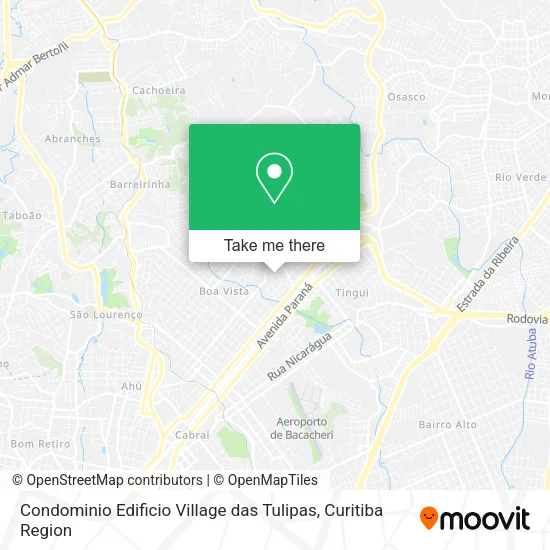 Condominio Edificio Village das Tulipas map
