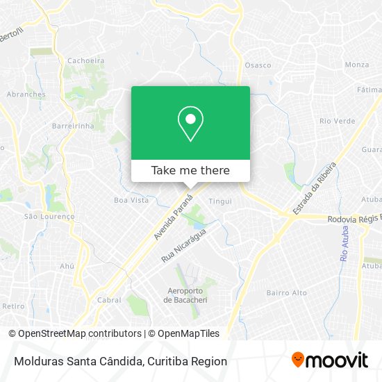 Molduras Santa Cândida map