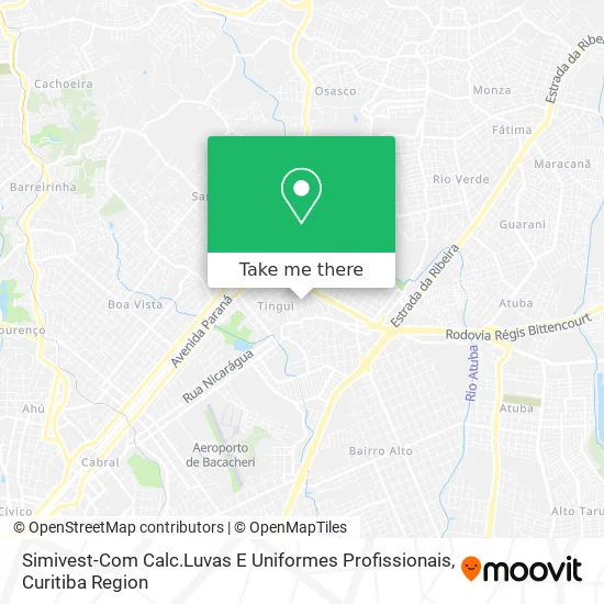 Simivest-Com Calc.Luvas E Uniformes Profissionais map