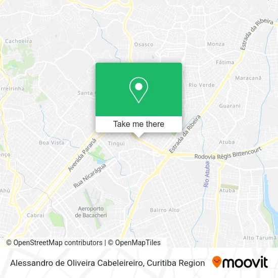 Alessandro de Oliveira Cabeleireiro map