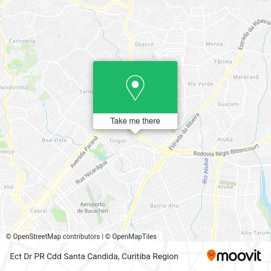 Ect Dr PR Cdd Santa Candida map