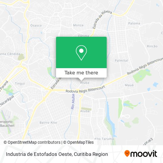 Industria de Estofados Oeste map