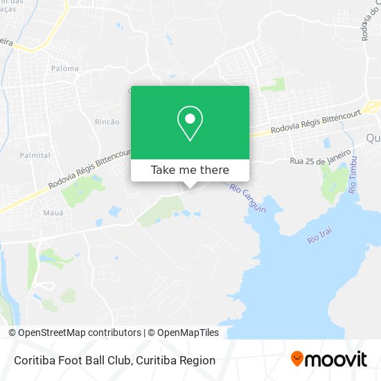 Coritiba Foot Ball Club map