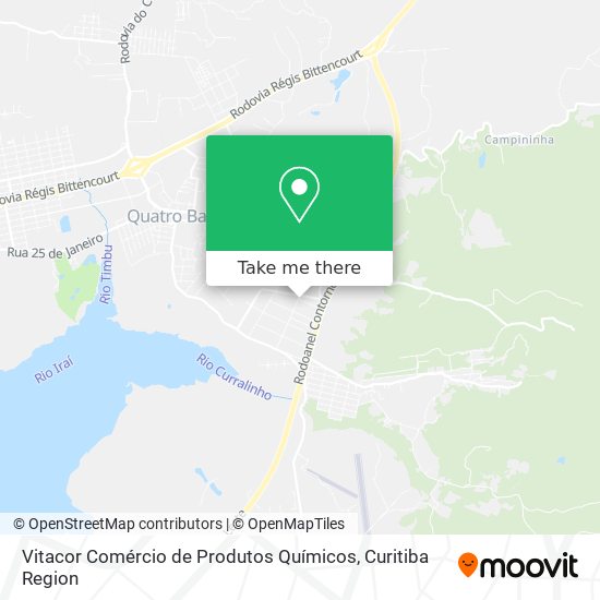 Vitacor Comércio de Produtos Químicos map