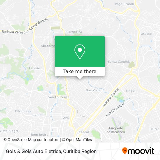 Mapa Gois & Gois Auto Eletrica