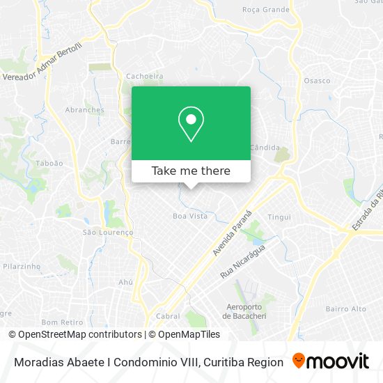 Moradias Abaete I Condominio VIII map