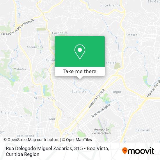 Rua Delegado Miguel Zacarias, 315 - Boa Vista map