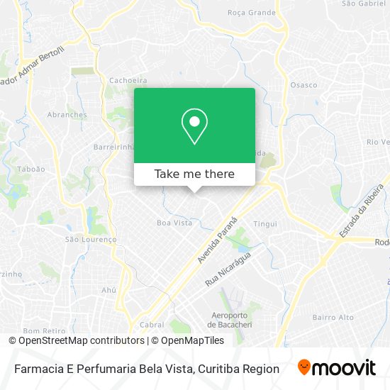 Farmacia E Perfumaria Bela Vista map