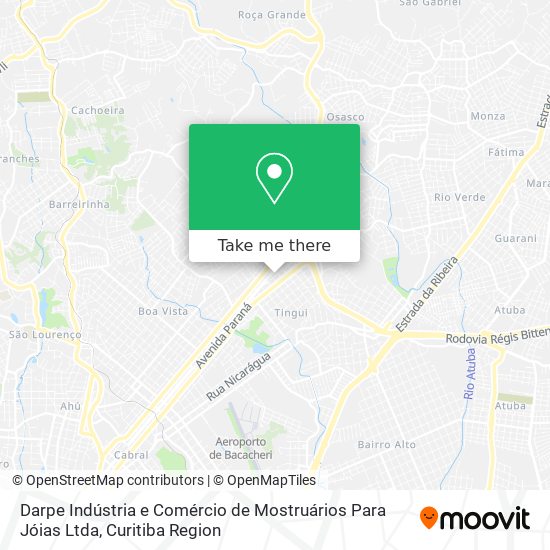 Darpe Indústria e Comércio de Mostruários Para Jóias Ltda map