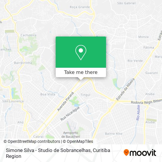 Simone Silva - Studio de Sobrancelhas map