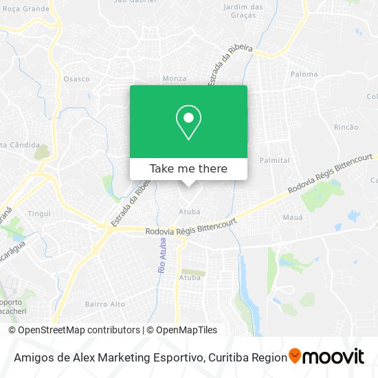 Amigos de Alex Marketing Esportivo map