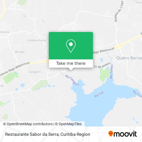Restaurante Sabor da Serra map