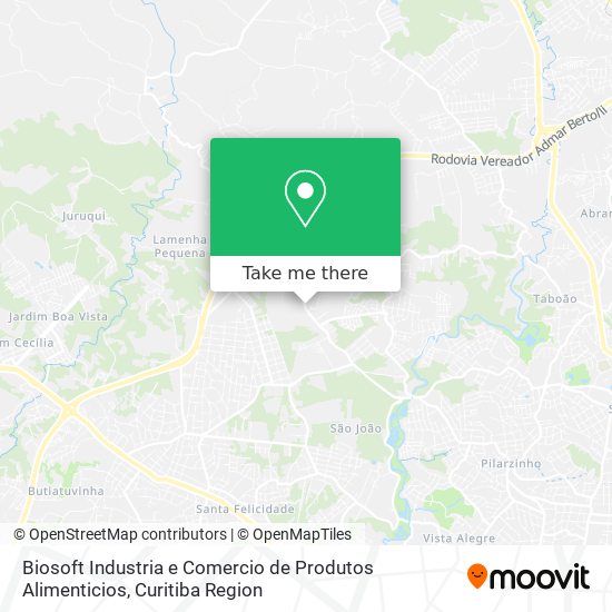 Biosoft Industria e Comercio de Produtos Alimenticios map