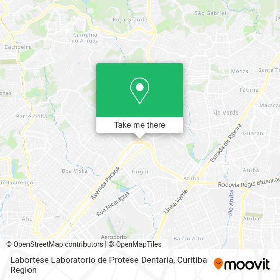 Labortese Laboratorio de Protese Dentaria map