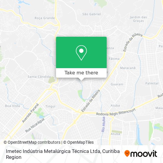 Imetec Indústria Metalúrgica Técnica Ltda map