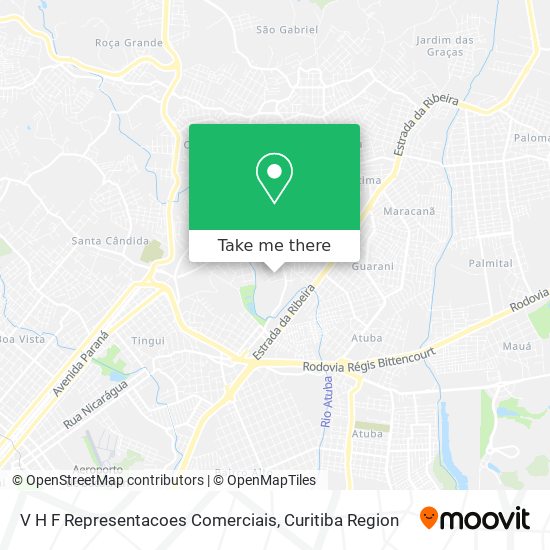 V H F Representacoes Comerciais map
